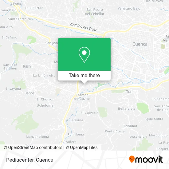 Pediacenter map