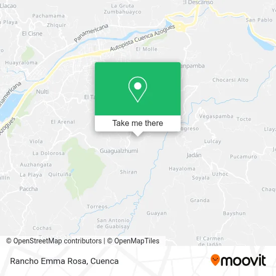 Rancho Emma Rosa map