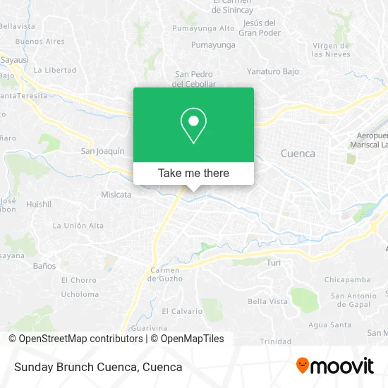Sunday Brunch Cuenca map