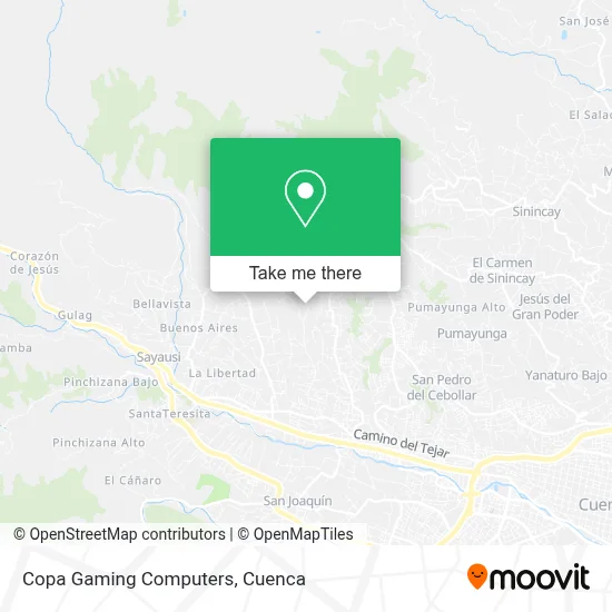 Copa Gaming Computers map