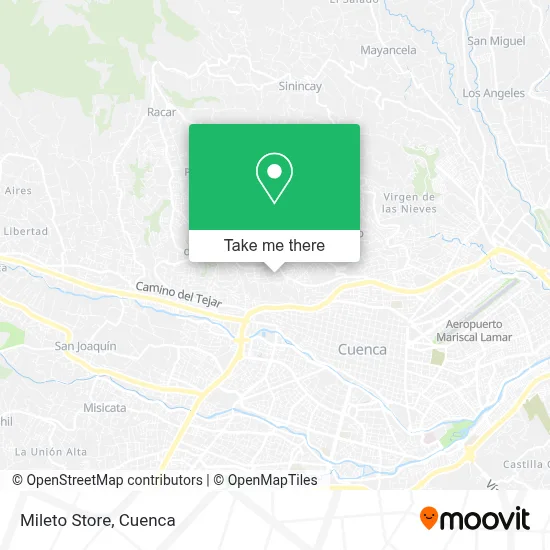 Mileto Store map