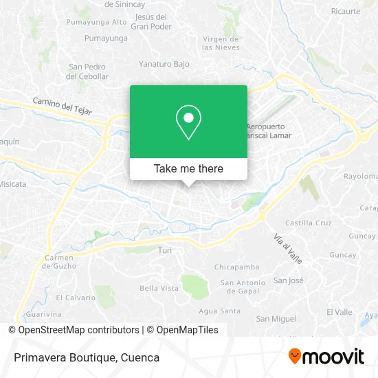 Primavera Boutique map