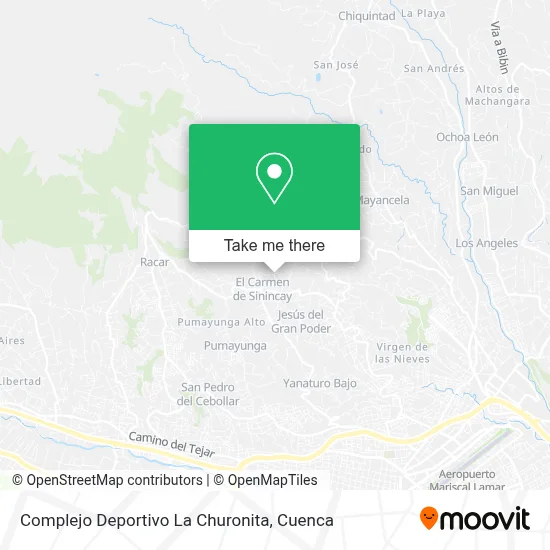 Complejo Deportivo La Churonita map