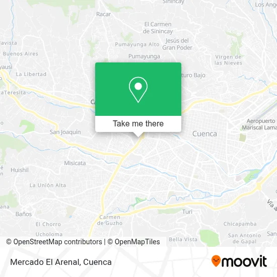 Mercado El Arenal map