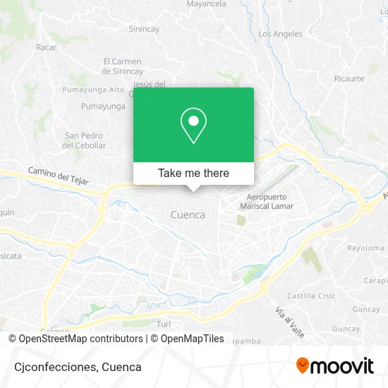 Cjconfecciones map