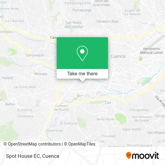 Spot House EC map