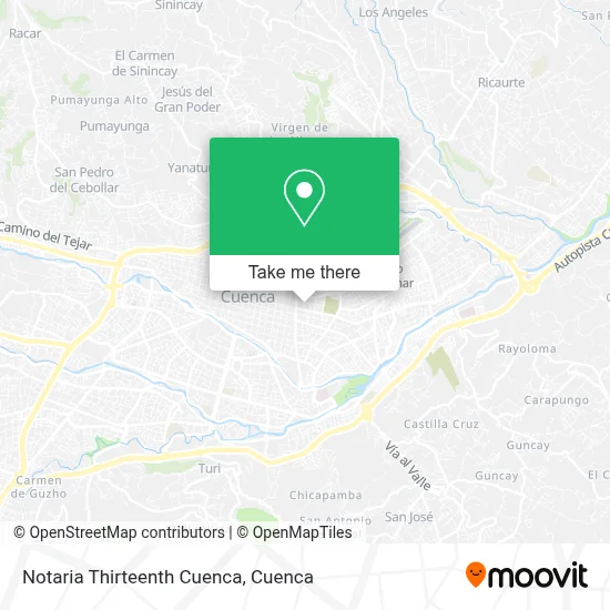 Notaria Thirteenth Cuenca map