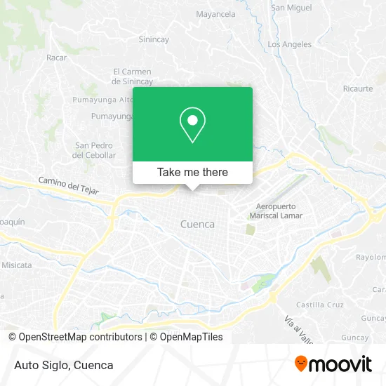 Auto Siglo map