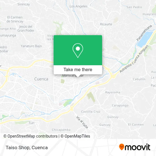 Taiso Shop map