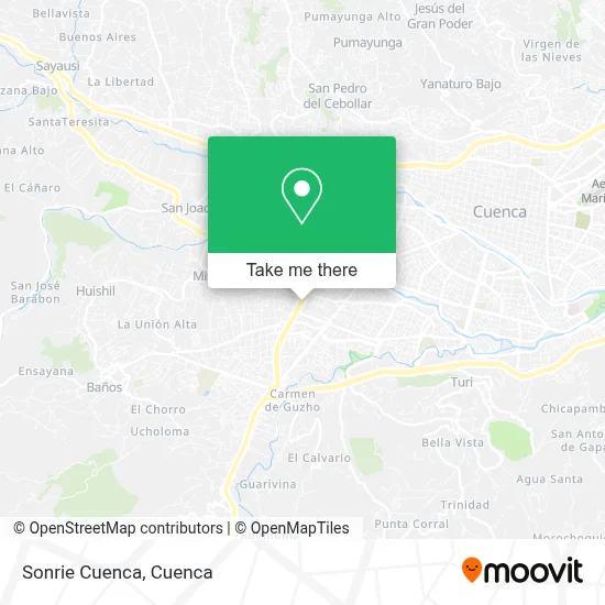 Sonrie Cuenca map