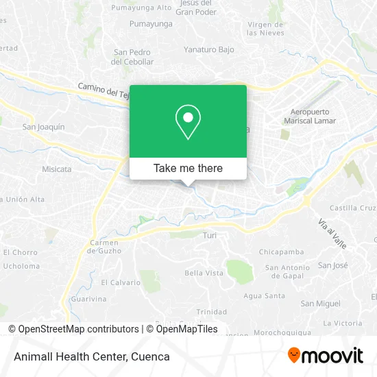 Animall Health Center map