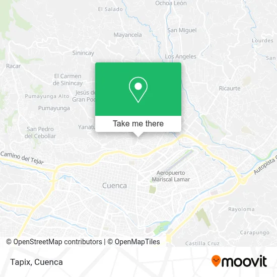 Tapix map