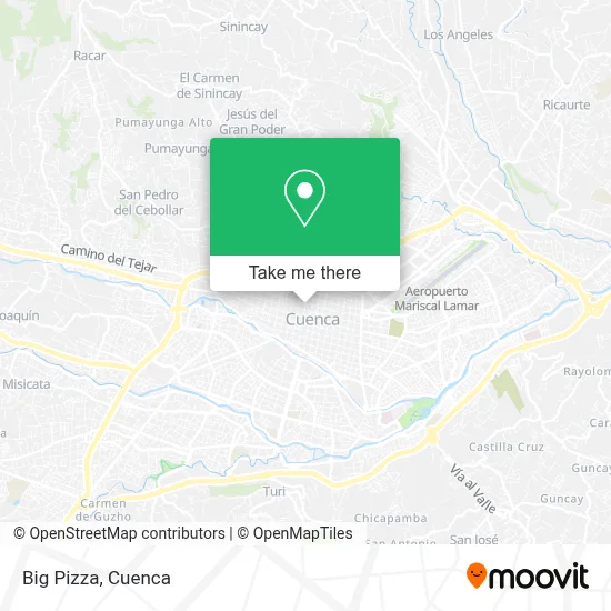 Big Pizza map