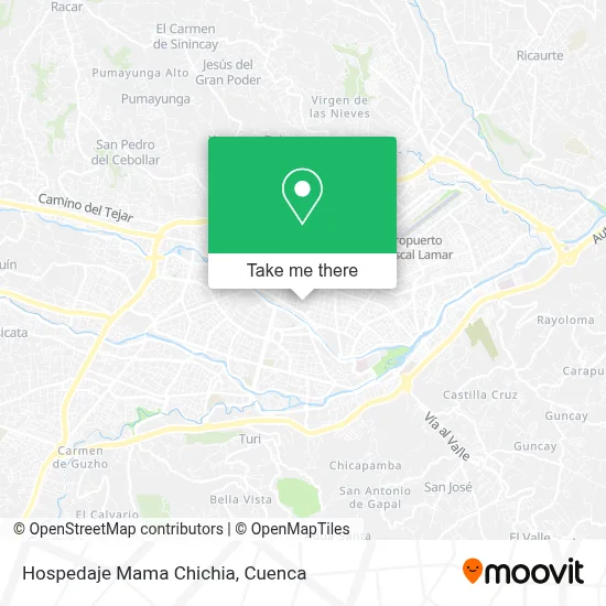 Hospedaje Mama Chichia map