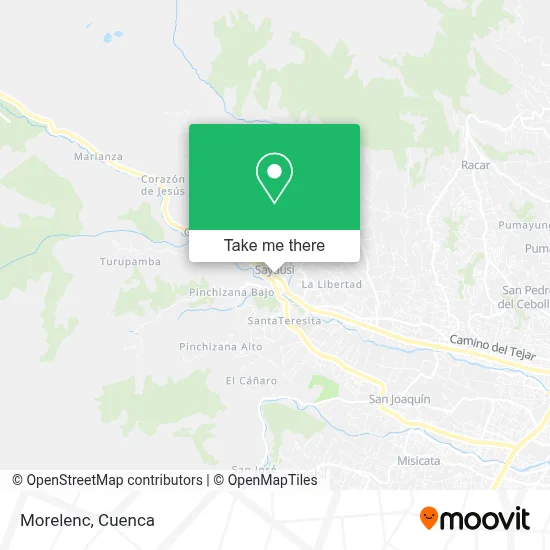 Morelenc map