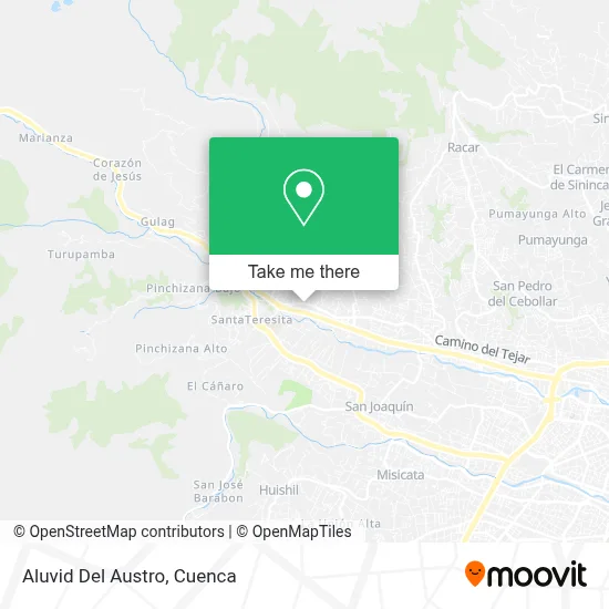 Aluvid Del Austro map