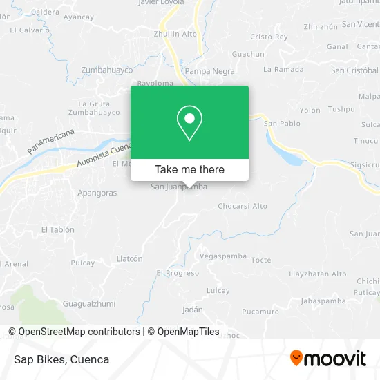 Sap Bikes map
