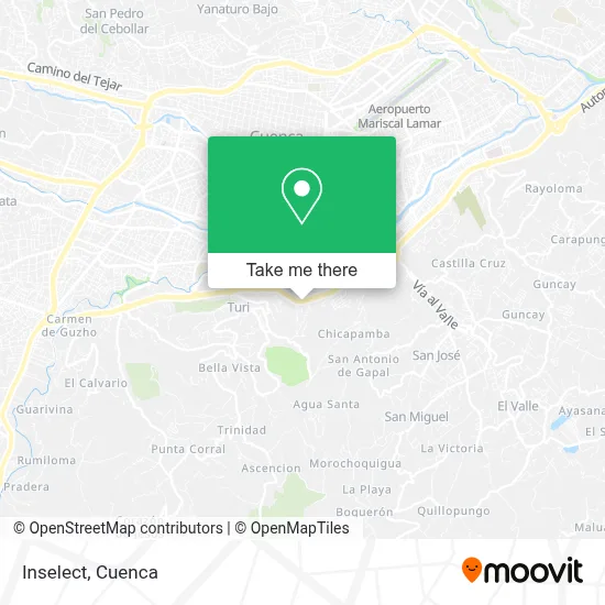 Inselect map