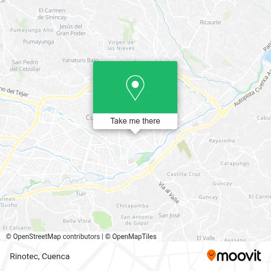 Rinotec map