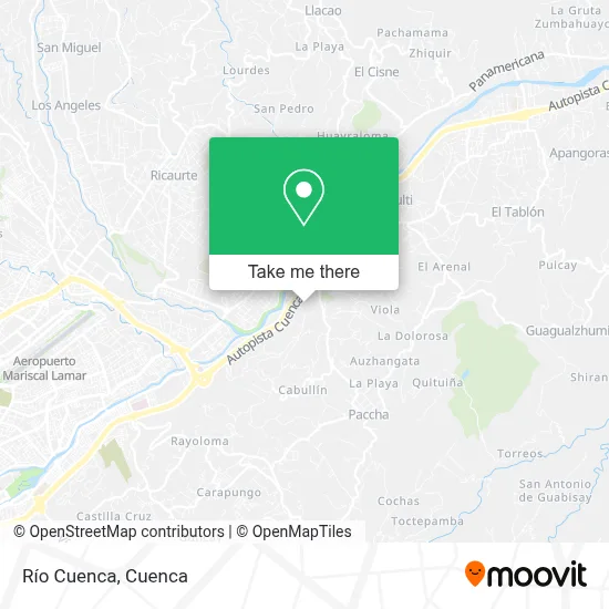 Río Cuenca map