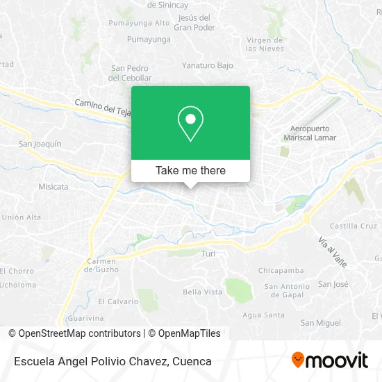 Escuela Angel Polivio Chavez map