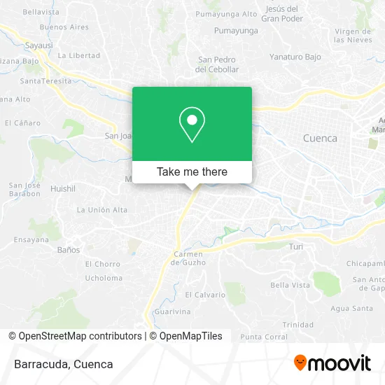 Barracuda map