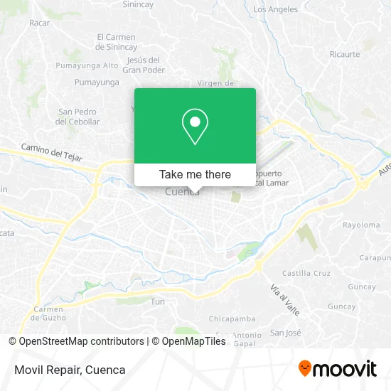 Movil Repair map