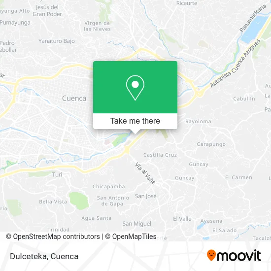 Dulceteka map