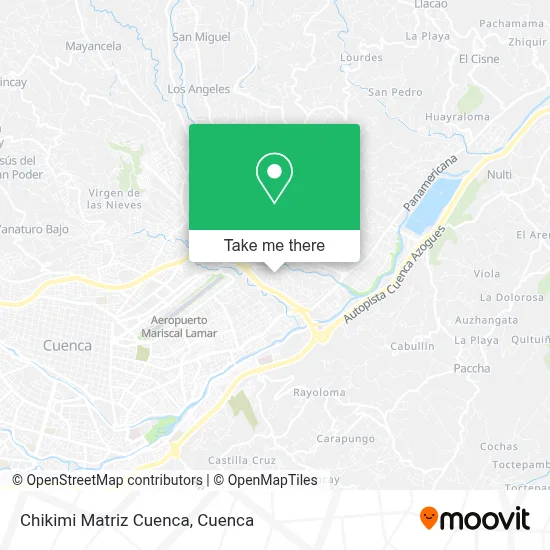 Chikimi Matriz Cuenca map