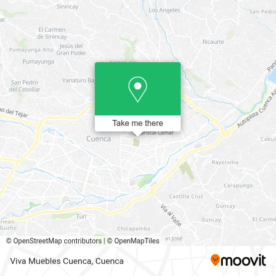 Viva Muebles Cuenca map