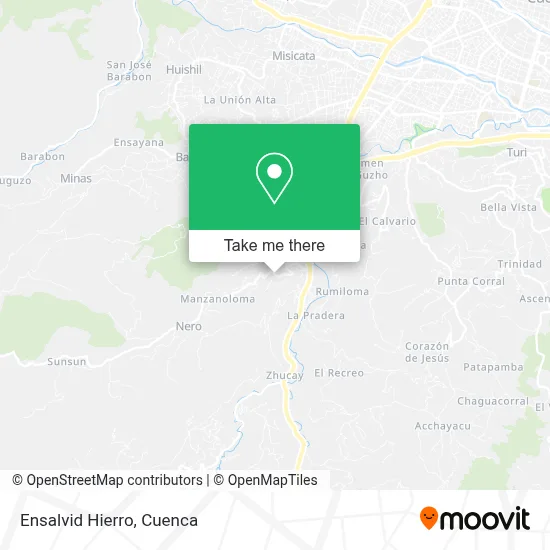 Ensalvid Hierro map