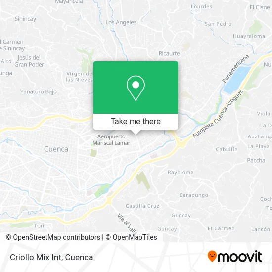 Criollo Mix Int map