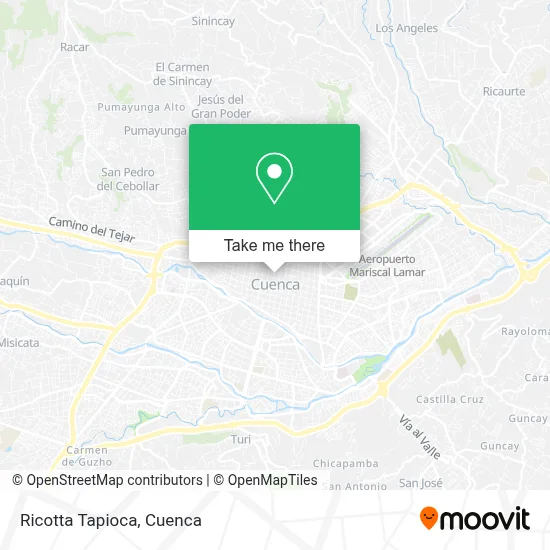 Ricotta Tapioca map
