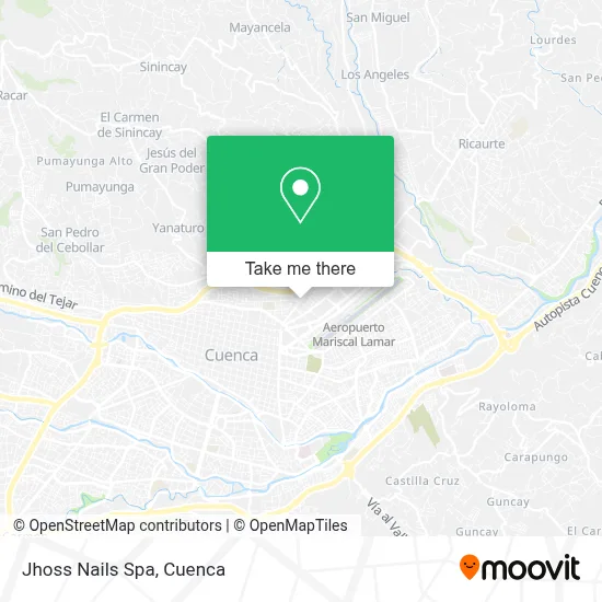 Jhoss Nails Spa map