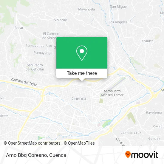 Amo Bbq Coreano map