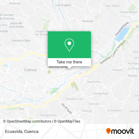 Ecuavida map