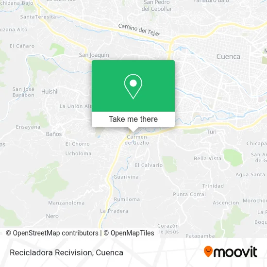 Recicladora Recivision map