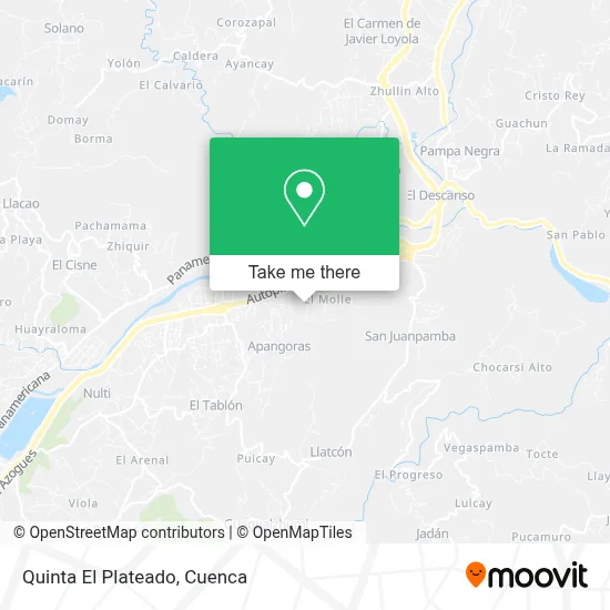 Quinta El Plateado map