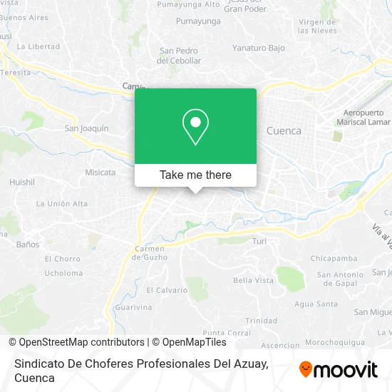 Sindicato De Choferes Profesionales Del Azuay map