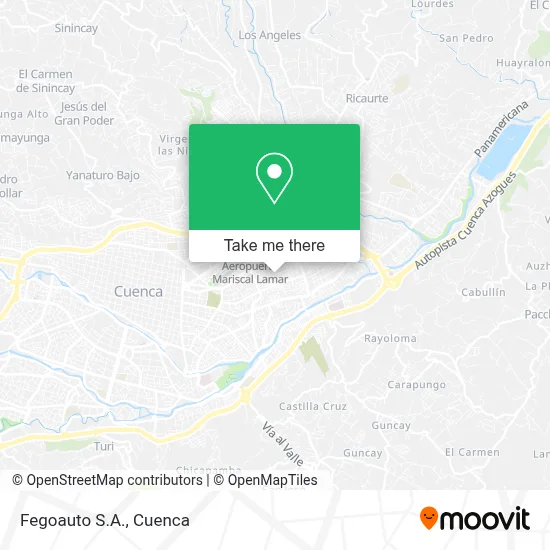 Fegoauto S.A. map