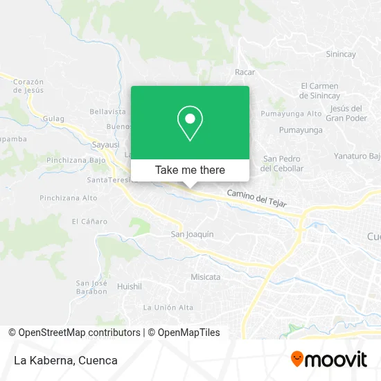 La Kaberna map