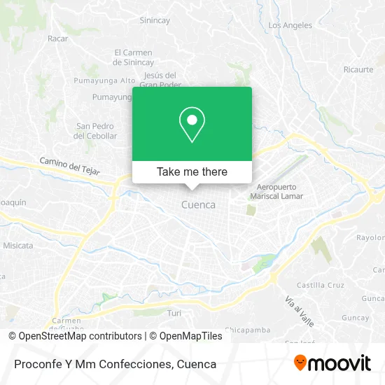Proconfe Y Mm Confecciones map