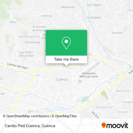 Cardio Ped Cuenca map