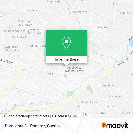 Durallanta Gil Ramirez map