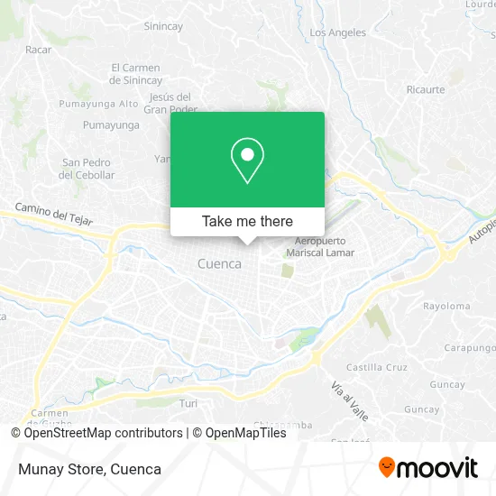 Munay Store map