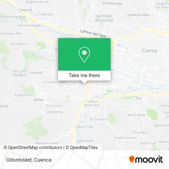 Odontolast map