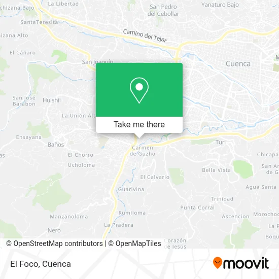 El Foco map