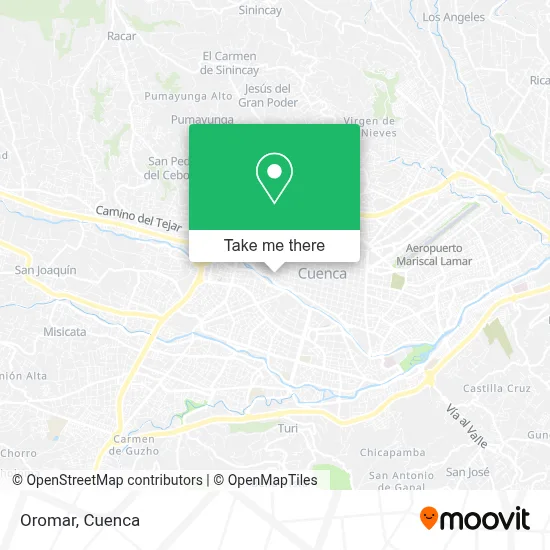 Oromar map