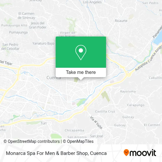 Monarca Spa For Men & Barber Shop map