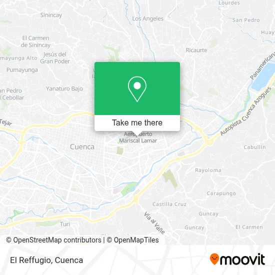 El Reffugio map